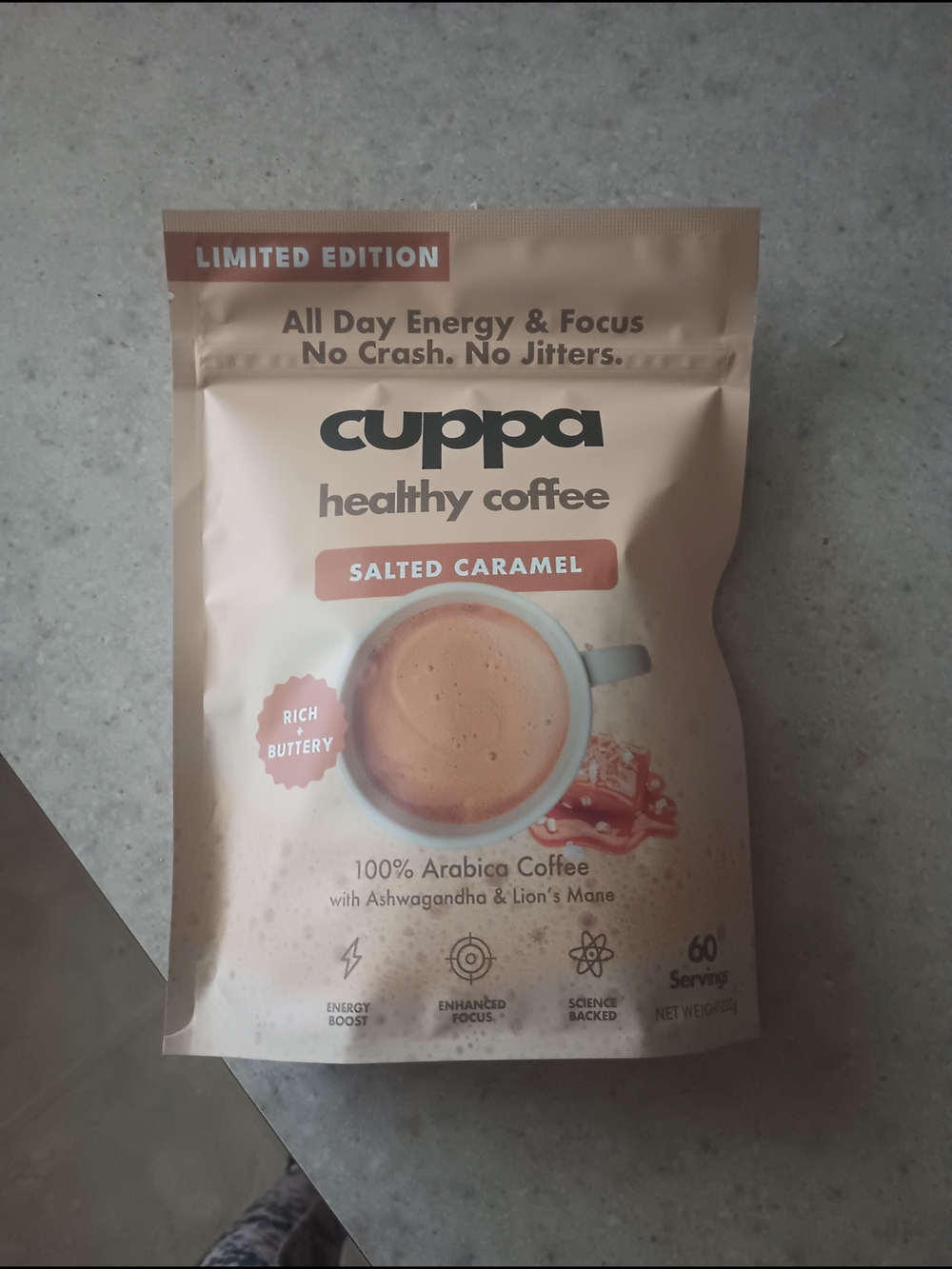 Cuppa Mushroom Coffee - Salted Caramel